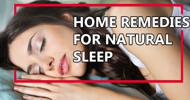 HOME REMEDIES FOR NATURAL SLEEP