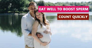 Eat well to boost sperm count quickly