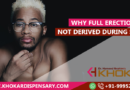 Why full erection is not derived during sex?