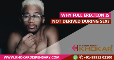 Why full erection is not derived during sex?