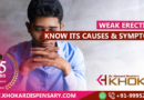 Weak Erection – Know its causes & Symptoms