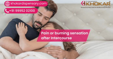 Pain or burning sensation after Intercourse