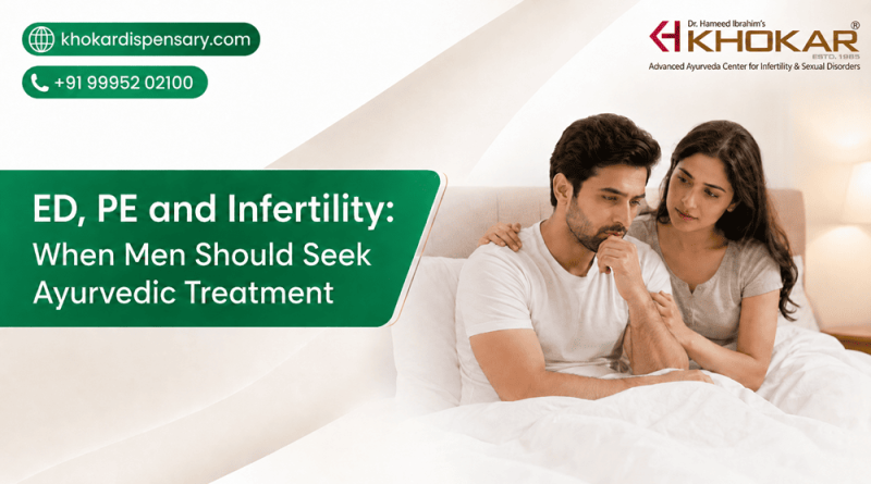 ED PE and Infertility: When Men Should Seek Ayurvedic Treatment