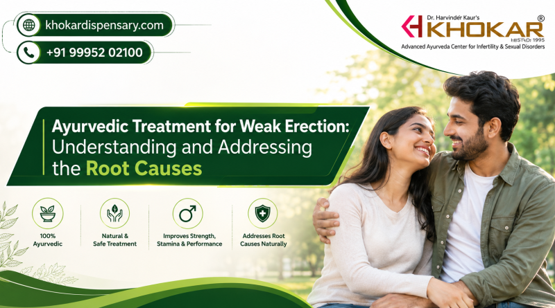 Ayurvedic Treatment for Weak Erection: Understanding and Addressing the Root Causes